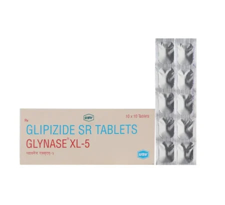 Glynase XL 5 mg Tablet tablet for type 2 diabetes – Buy Online at MedsPrimeHub