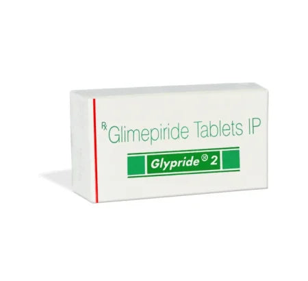 Glypride 2 mg Tablet tablet for type 2 diabetes – Buy Online at MedsPrimeHub