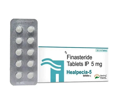 Healpecia 5mg Finasteride tablet for male pattern hair loss – Buy Online at MedsPrimeHub