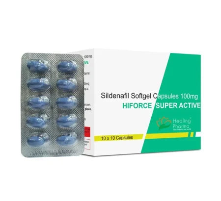 Hiforce Super Acitve standard strength tablet - Sildenafil Citrate for ED