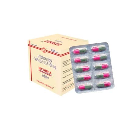 Hydrea 500 MG Hydroxyurea Capsule blister pack