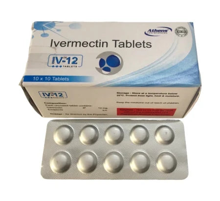 IV-12 Ivermectin 12mg Tablet blister strip antiparasitic