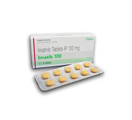 Imatib 100 MG Imatinib Tablet blister pack