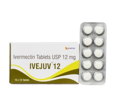 Ivejuv 12mg Ivermectin Tablet blister strip antiparasitic