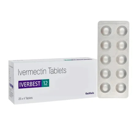 Iverbest 12mg Ivermectin Tablet blister strip antiparasitic