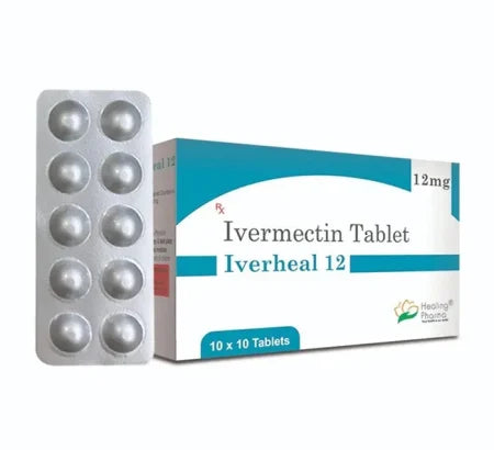 Iverheal 12mg Ivermectin Tablet blister strip antiparasitic