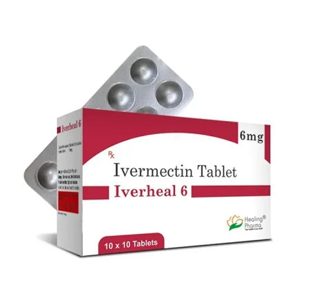 Iverheal 6mg Ivermectin Tablet blister pack antiparasitic