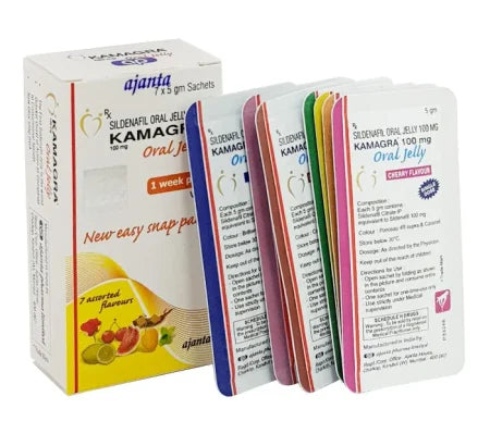 Kamagra Oral Jelly Sildenafil standard strength oral jelly for erectile dysfunction