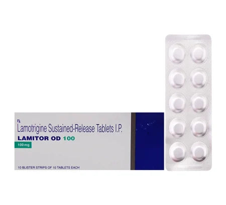 Lamitor OD 100mg Lamotrigine once-daily tablet for epilepsy – Buy Online at MedsPrimeHub