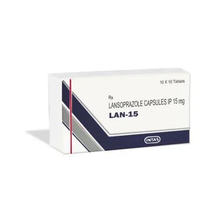 Lan 15mg Lansoprazole capsule for mild GERD and heartburn – Buy Online at MedsPrimeHub