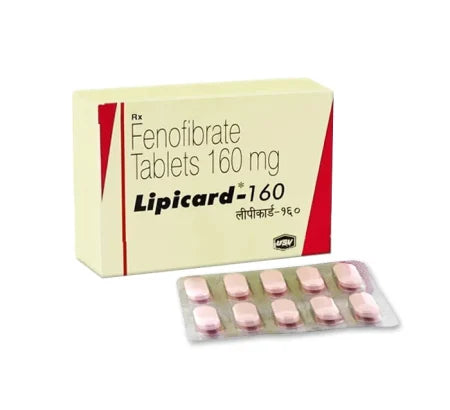 Lipicard 160 mg Tablet for heart and blood pressure management – Buy Online at MedsPrimeHub