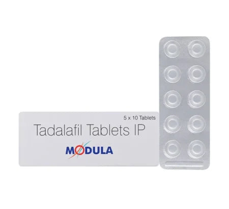 Modula 5 mg Tadalafil tablet for erectile dysfunction treatment