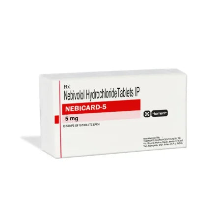 Nebicard 5 mg Tablet for heart and blood pressure management – Buy Online at MedsPrimeHub