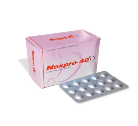 Nexpro 40mg Esomeprazole tablet for GERD and oesophagitis – Buy Online at MedsPrimeHub