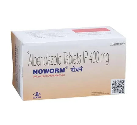 Noworm 100mg Mebendazole Chewable Tablet for worm infections