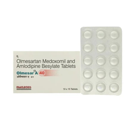 Olmesar 40 mg Tablet for heart and blood pressure management – Buy Online at MedsPrimeHub