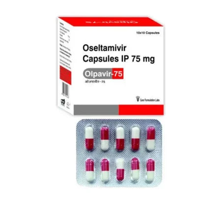 Olpavir 75 (Oseltamivir) influenza antiviral capsule – Buy Online at MedsPrimeHub