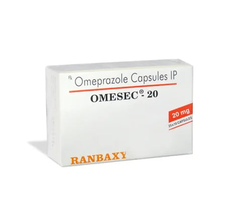 Omesec 20mg Omeprazole capsule for GERD and peptic ulcers – Buy Online at MedsPrimeHub