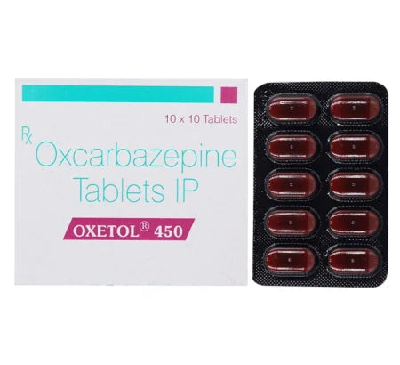 Oxetol 450mg Oxcarbazepine tablet for focal seizures – Buy Online at MedsPrimeHub