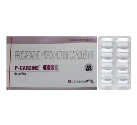 P Carzine 50 MG Procarbazine Capsule blister pack