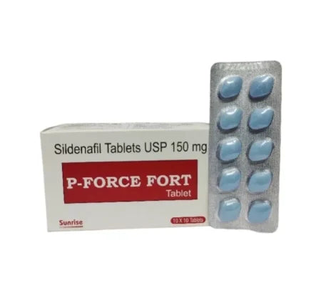 P Force Fort 150 150 mg ED medication tablet with Sildenafil