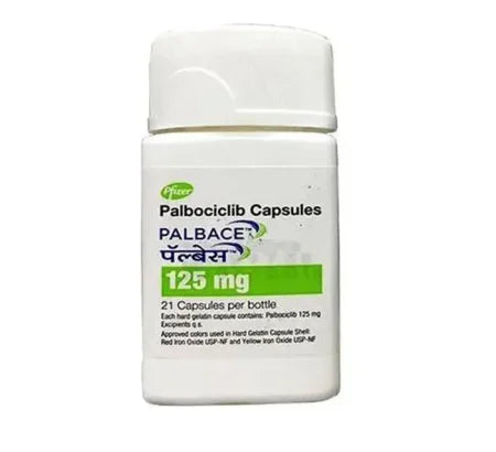 Palbace 125 MG Palbociclib Tablet capsule pack