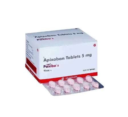 Paxiba 5mg Apixaban tablet for stroke and clot prevention – Buy Online at MedsPrimeHub