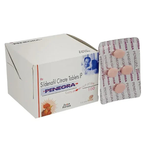 Penegra 100 100 mg tablet - Sildenafil Citrate for ED