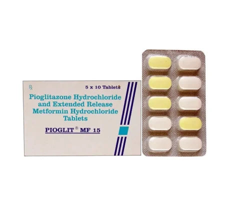 Pioglit MF Forte Tablet tablet for type 2 diabetes – Buy Online at MedsPrimeHub