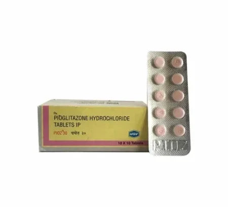 Pioz 30 Tablet tablet for type 2 diabetes – Buy Online at MedsPrimeHub