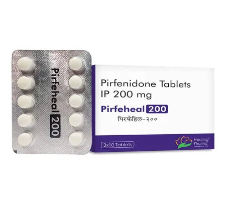 Pirfeheal 200 MG Pirfenidone Tablet blister strip