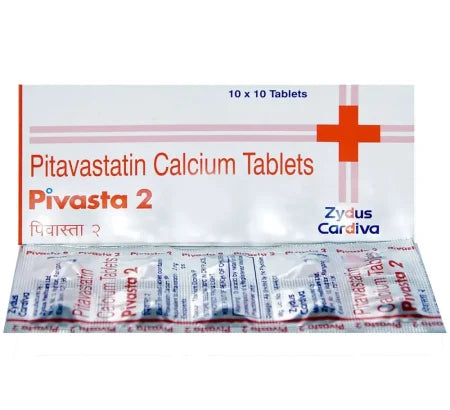 Pivasta 2 mg Tablet for heart and blood pressure management – Buy Online at MedsPrimeHub