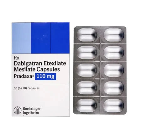 Pradaxa 110mg Dabigatran capsule for AFib stroke prevention – Buy Online at MedsPrimeHub