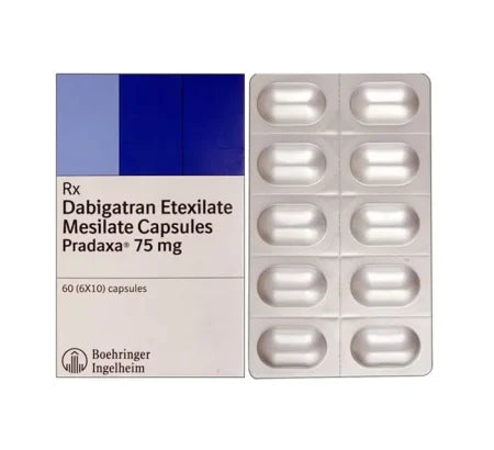 Pradaxa 75mg Dabigatran capsule for VTE prophylaxis – Buy Online at MedsPrimeHub