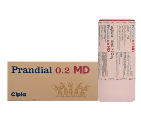 Prandial 0.2 mg MD Tablet tablet for type 2 diabetes – Buy Online at MedsPrimeHub