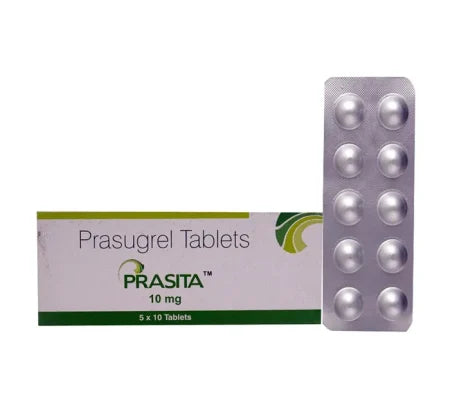 Prasita 10mg Prasugrel tablet for antiplatelet therapy – Buy Online at MedsPrimeHub