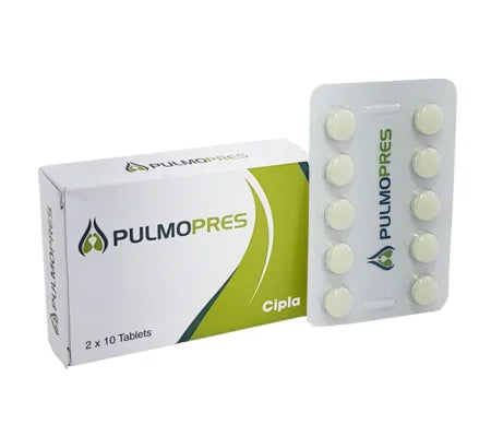 Pulmopres 20 mg Tadalafil tablet for erectile dysfunction treatment