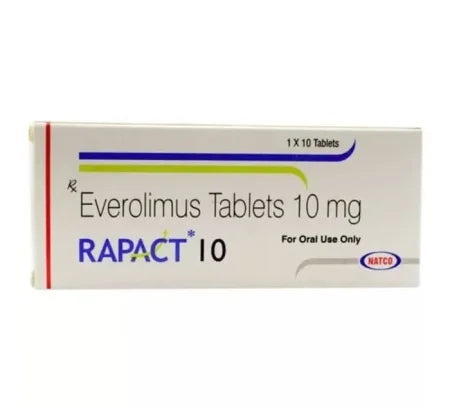 Rapact 10 MG Everolimus Tablet blister pack