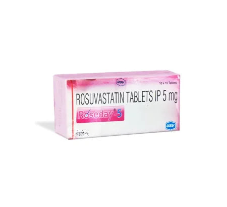 Roseday 5 mg Tablet for heart and blood pressure management – Buy Online at MedsPrimeHub