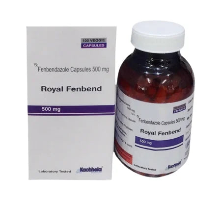 Royal Fenbend 500 mg Fenbendazole veterinary dewormer tablets for animals