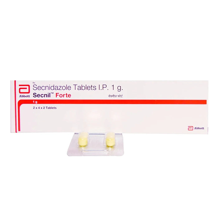 Secnil Forte 1000mg Tablet – Secnidazole 1000mg Antiprotozoal for Parasitic Infections