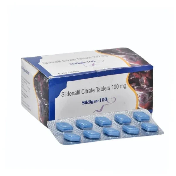 Sildigra 100 standard strength tablet - Sildenafil Citrate for ED