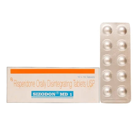 Sizodon MD 1mg Risperidone tablet for anxiety and schizophrenia ? Buy Online at MedsPrimeHub