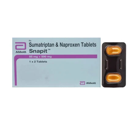 Snapit Sumatriptan tablet for acute migraine relief – Buy Online at MedsPrimeHub