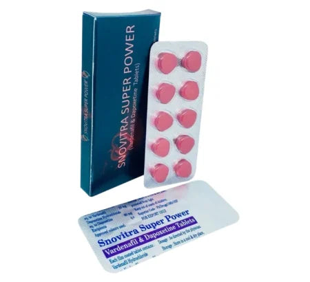 Snovitra Super Power dual-action Vardenafil and Dapoxetine tablet for ED and premature ejaculation