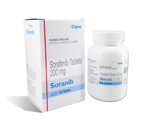 Soranib 200 MG Sorafenib Tablet blister strip