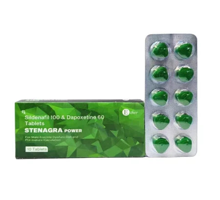 Stenagra Power standard strength tablet - Sildenafil Citrate for ED