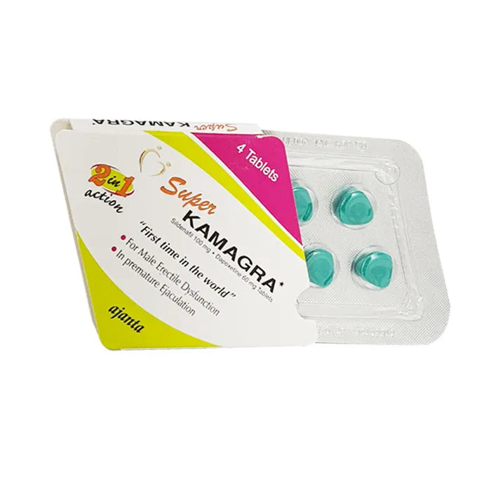 Super Kamagra standard strength tablet - Sildenafil Citrate for ED