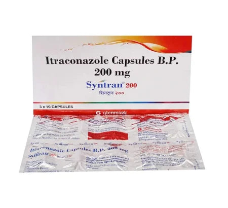 Syntran 200mg Itraconazole capsule for aspergillosis and candidiasis – Buy Online at MedsPrimeHub