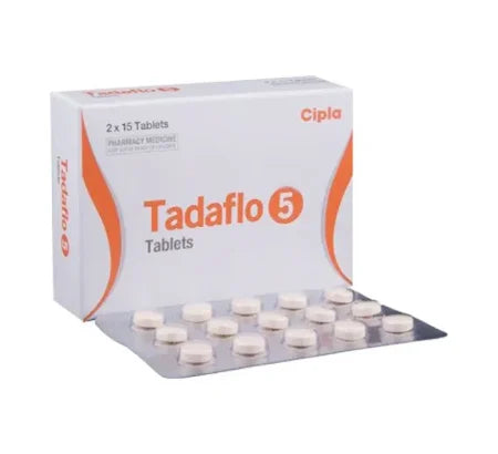Tadaflo 5 mg Tadalafil tablet for erectile dysfunction treatment